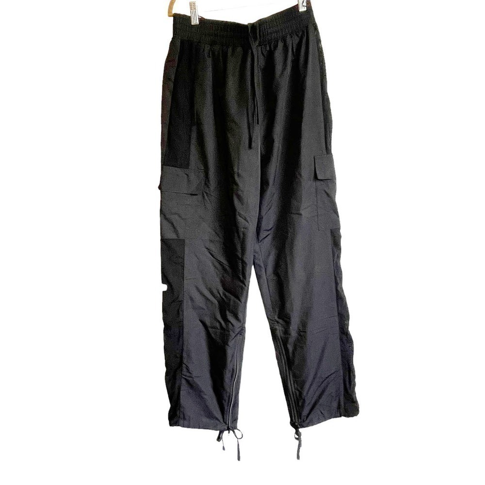 JLUXLABEL Cargo OutDoors Pull On Hiking Pant Straight Legs Zipper Ankles Size S